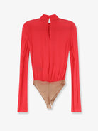 Elisabetta Franchi Viscose shirt with body detail - Red