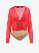 Elisabetta Franchi Viscose Body Shirt - Red