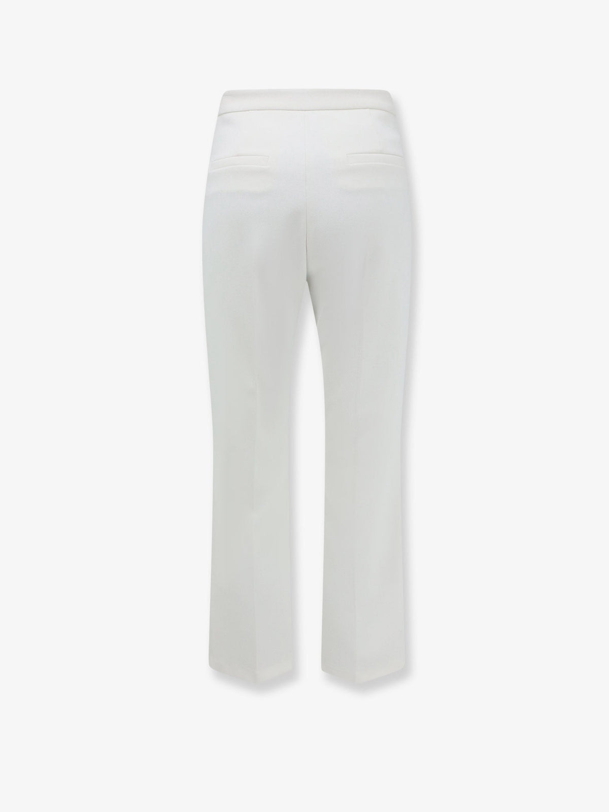 Elisabetta Franchi Essentials trousers with Monogram detail - Avorio