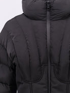 Elisabetta Franchi Bustier quilted down jacket - Nero
