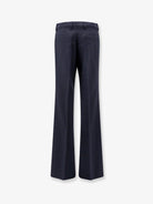 Etro Wool blend trousers with paisley pattern - Nero