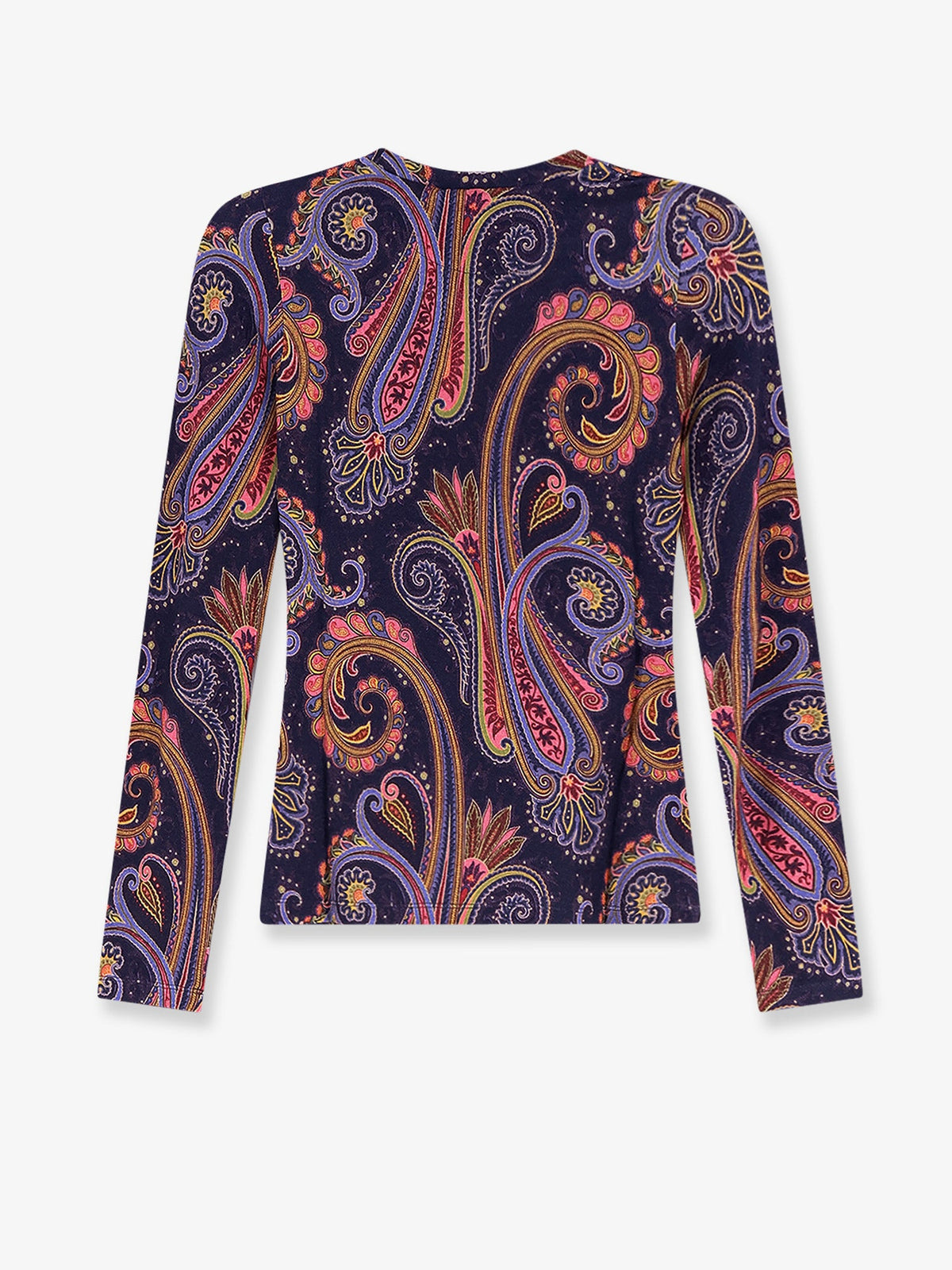 Etro Paisley viscose and wool t-shirt - Multicolor
