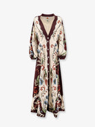 Farm Rio Millena maxi dress with all-over print - Winterwhite