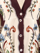 Farm Rio Millena maxi dress with all-over print - Winterwhite