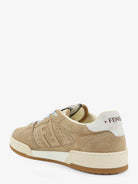 Fendi Fendi Match suede sneakers - Lightecru