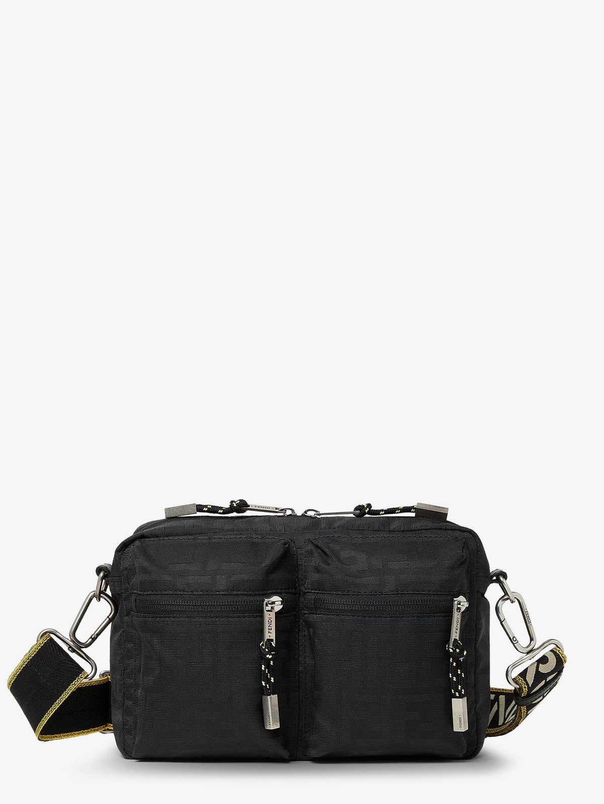 Fendi Camera Case Superlight FF Zucca fabric crossbody bag - Nero
