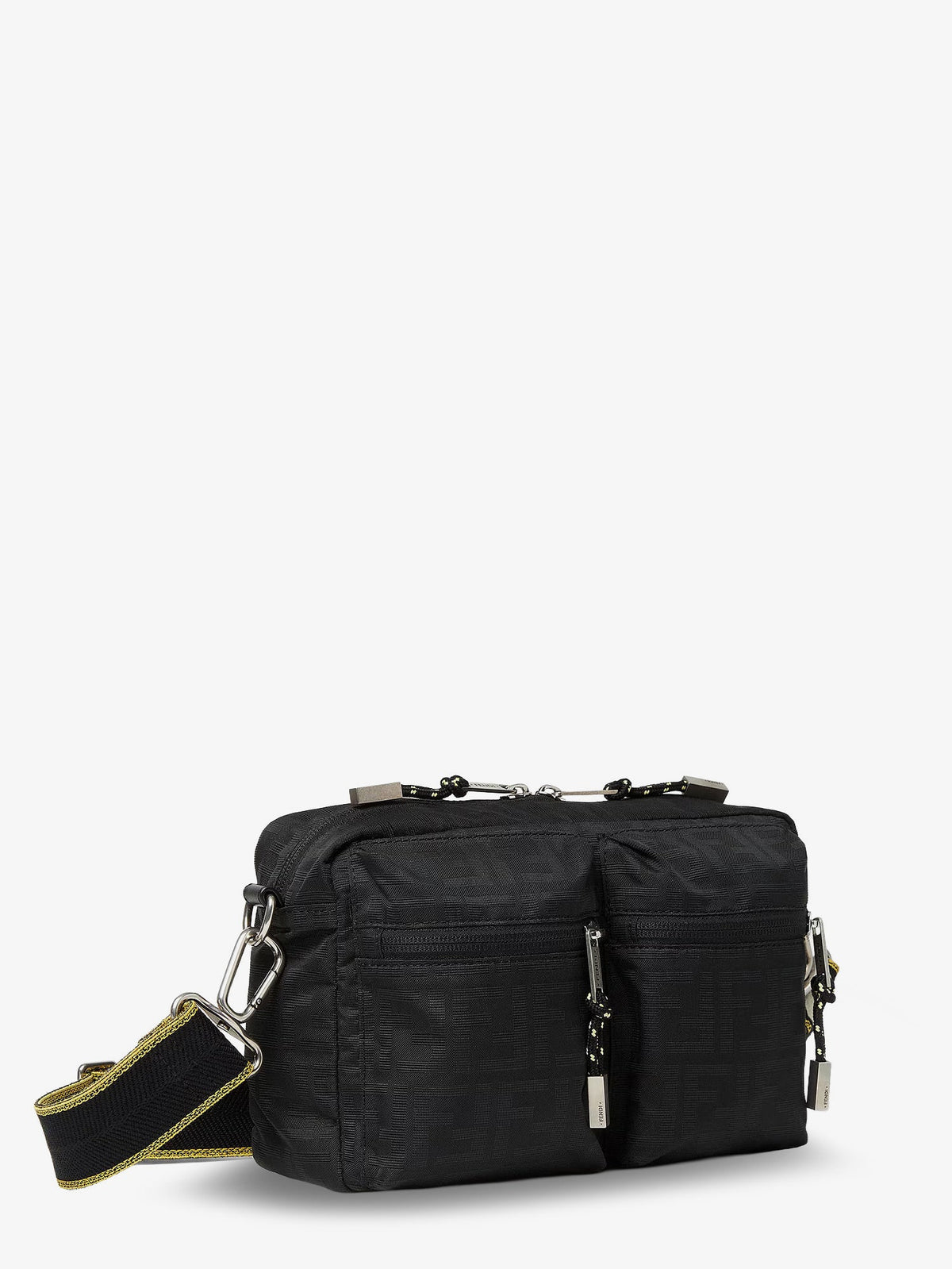 Fendi Camera Case Superlight FF Zucca fabric crossbody bag - Nero