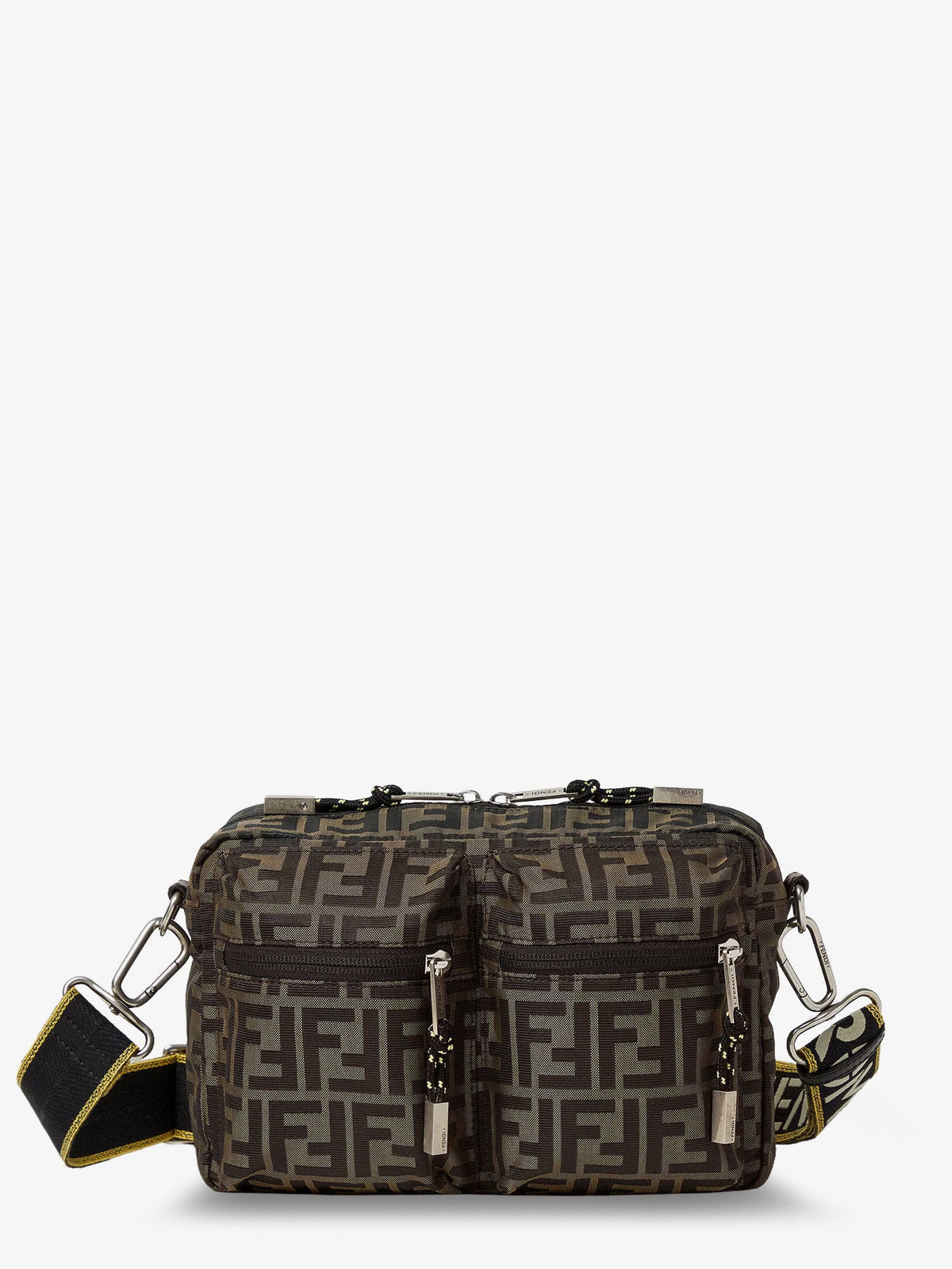 Fendi Camera Case Superlight FF Zucca Fabric crossbody bag - Nero