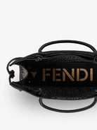 Fendi Magic Shopper bag in FF fabric with embroidered logo on the front - Tabaccomoro
