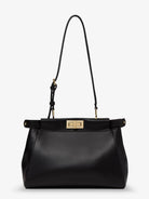 Fendi My Peekaboo Small leather shoulder bag - Nero