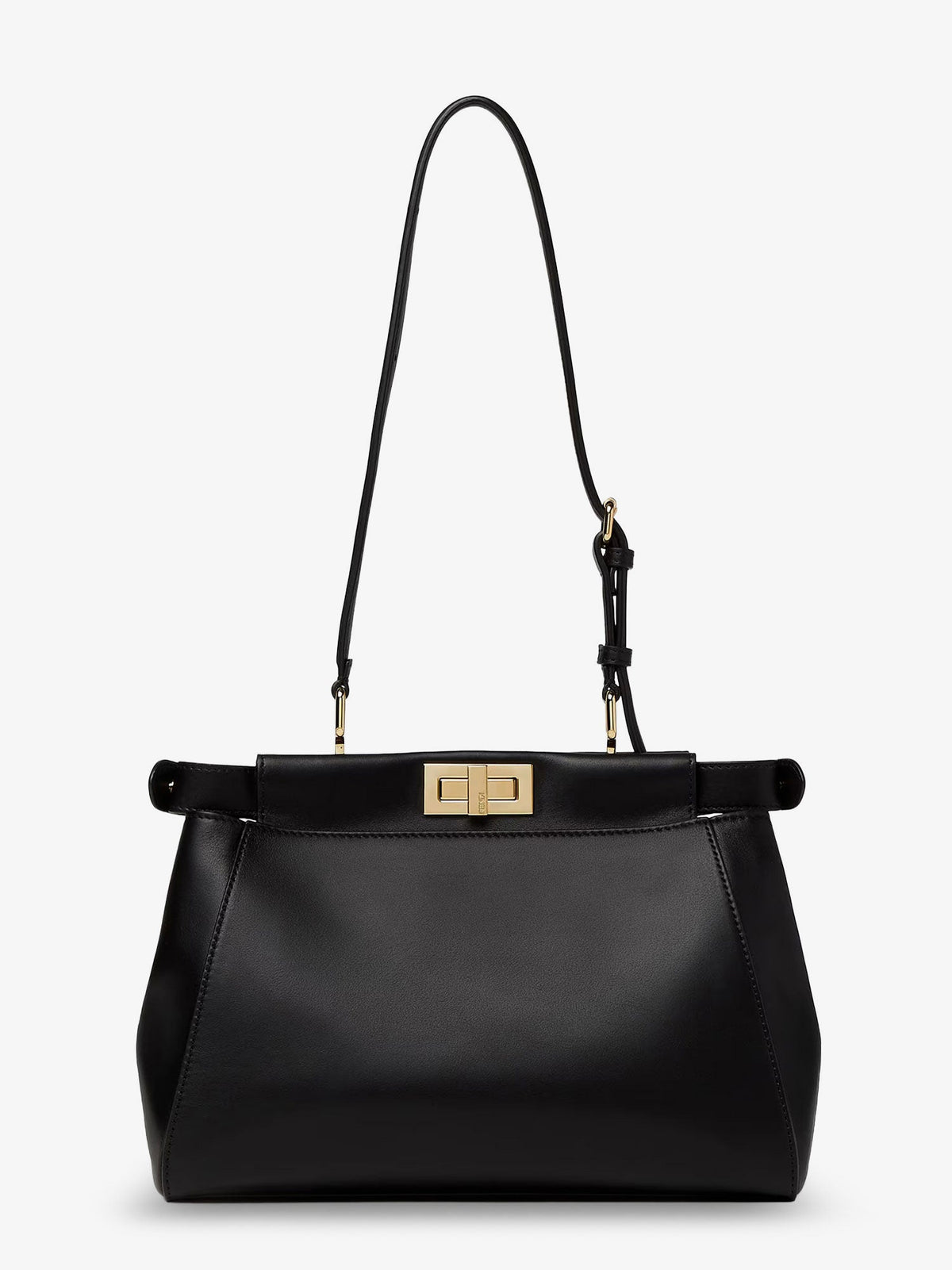 Fendi My Peekaboo Small leather shoulder bag - Nero