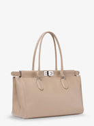 Fendi Peekaboo Tote leather shoulder bag - Tortora