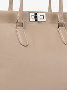 Fendi Peekaboo Tote leather shoulder bag - Tortora