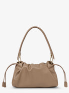 Fendi Baguette Soft Medium Leather Shoulder Bag - Tortora