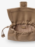 Fendi Baguette Soft Medium Leather Shoulder Bag - Tortora
