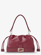 Fendi Large Soft Leather Baguette Bag - Rossoscuro