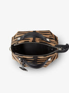 Fendi Boston handbag with tiger print in pony skin - Neronaturale