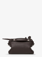 Fendi By The Way hammered leather handbag - Ebano