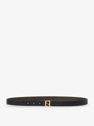 Fendi FF leather belt - Neroebano