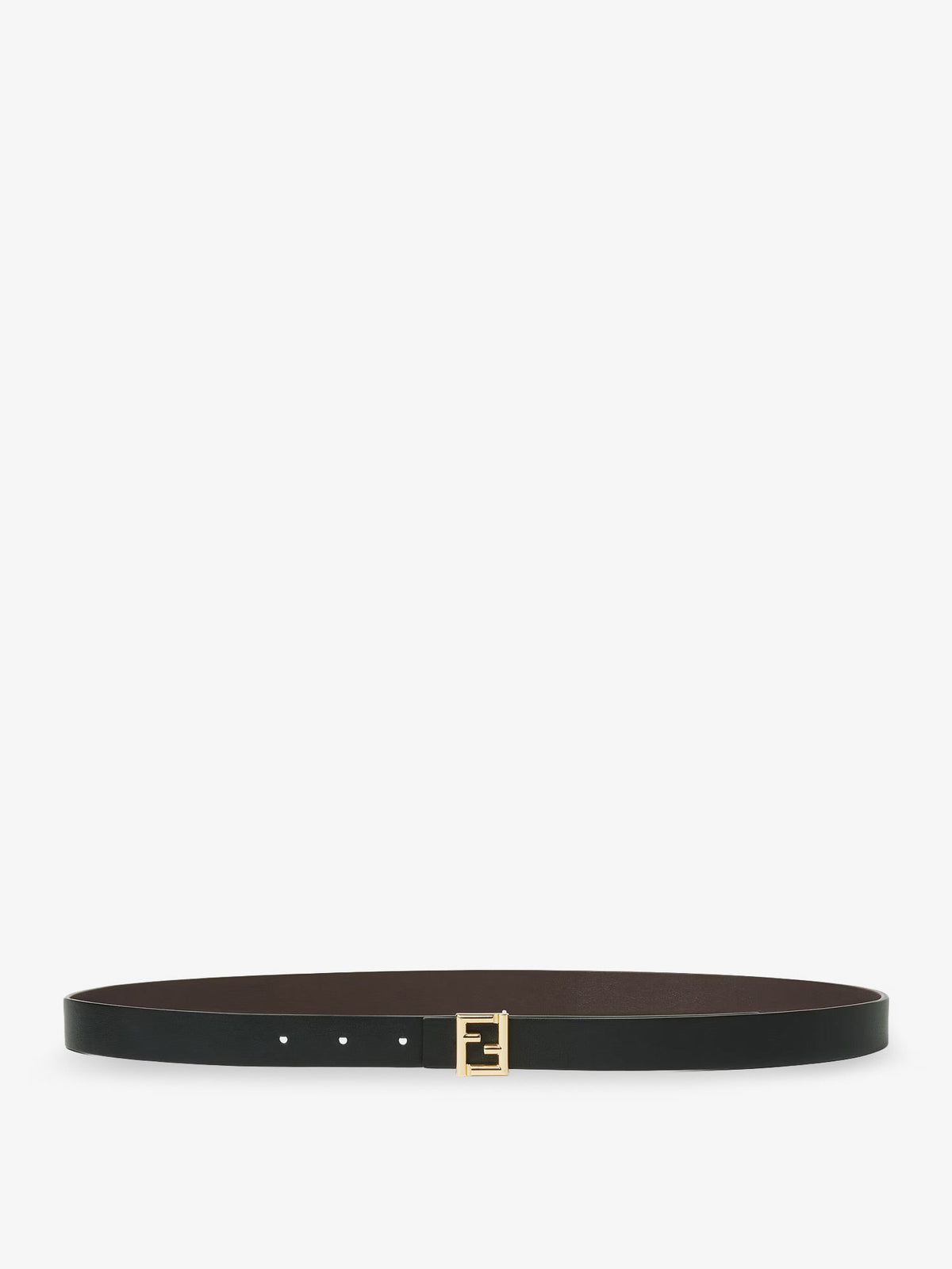 Fendi FF leather belt - Neroebano