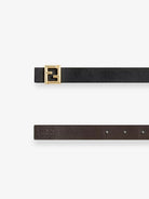 Fendi FF leather belt - Neroebano