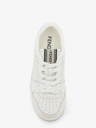 Fendi Fendi Match leather sneakers - White