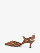 Fendi Colibri mesh pumps with FF embroidery - Elba Brown Sellier