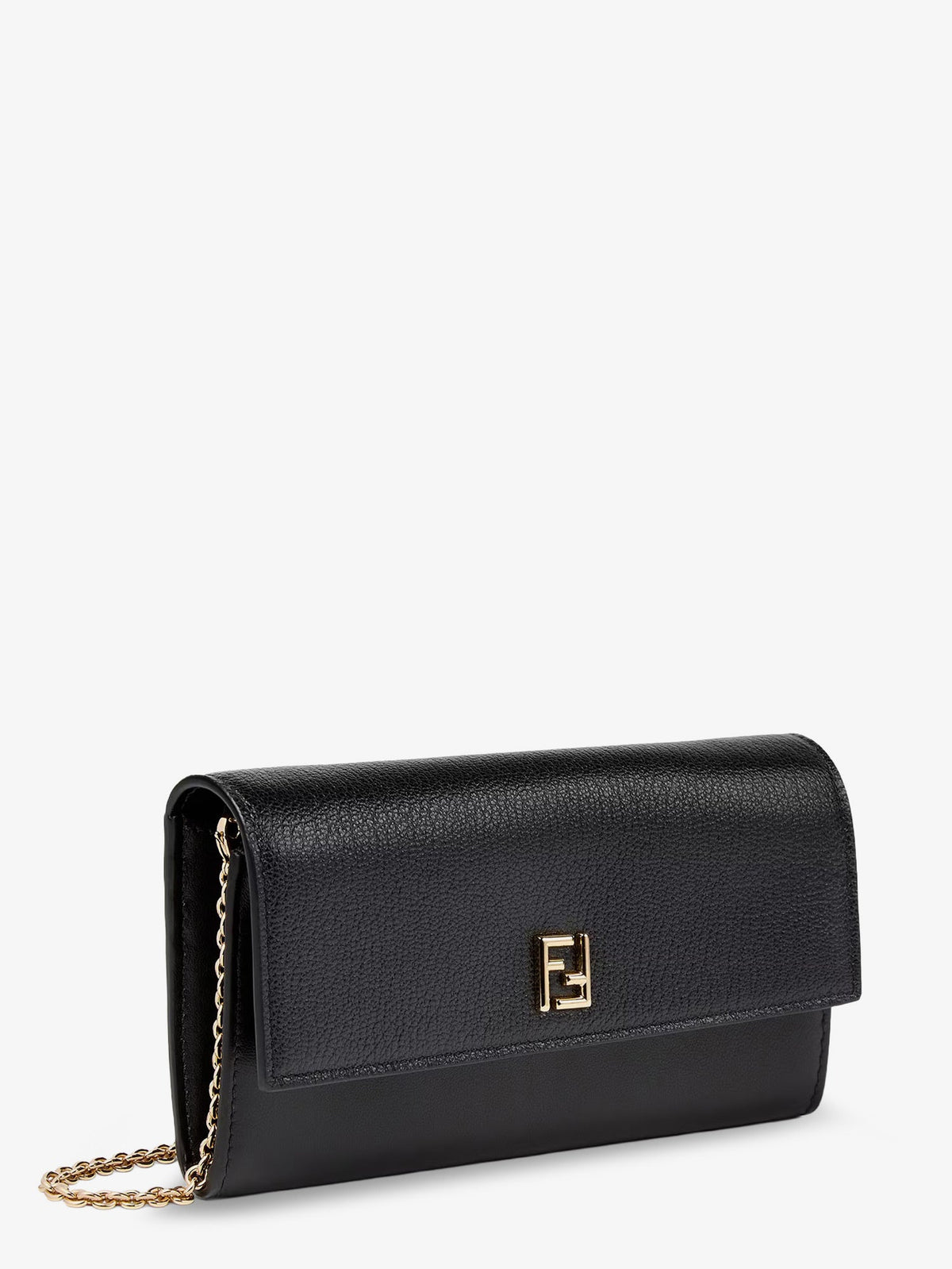 Fendi Continental leather crossbody bag - Nero