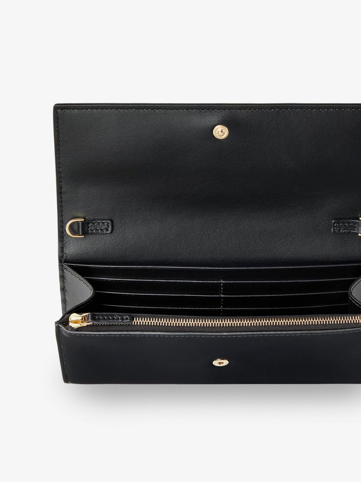 Fendi Continental leather crossbody bag - Nero