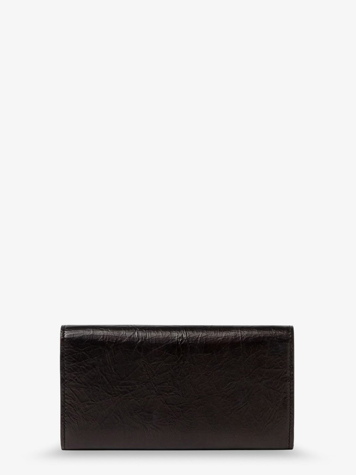 Fendi Continental crackled leather wallet - Nero