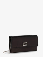 Fendi Continental crackled leather wallet - Nero