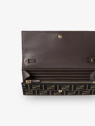 Fendi FF Zucca Fabric Continental Wallet with Chain Tube - Tabaccomoro