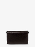 Fendi Crackled Leather Wallet on Chain Tube crossbody bag - Nero
