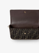 Fendi Wallet on Chain Tube FF Zucca Fabric crossbody bag - Tabaccomoro