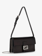 Fendi Wallet on Chain Tube leather crossbody bag - Nero