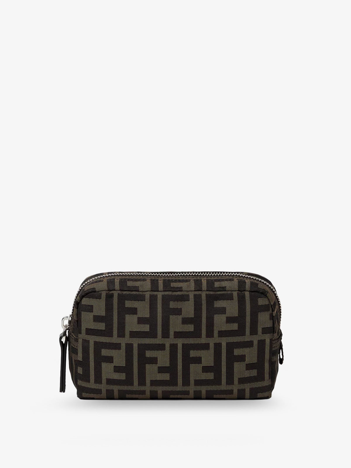 Fendi FF technical fabric clutch bag - Nero
