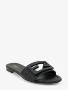 Fendi Leather Tube Sandals - Nero