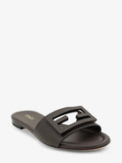 Fendi Leather Tube Sandals - Realebano