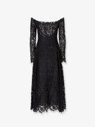 Fendi Black macramé lace dress - Nero