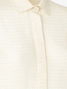 Fendi Silk jacquard Chemisier dress - Avorio