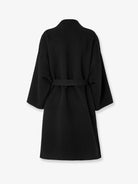 Fendi FF Zucca Wool Midi Coat black - Nero