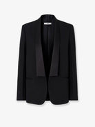 Fendi Single-breasted virginn wool blazer - Nero