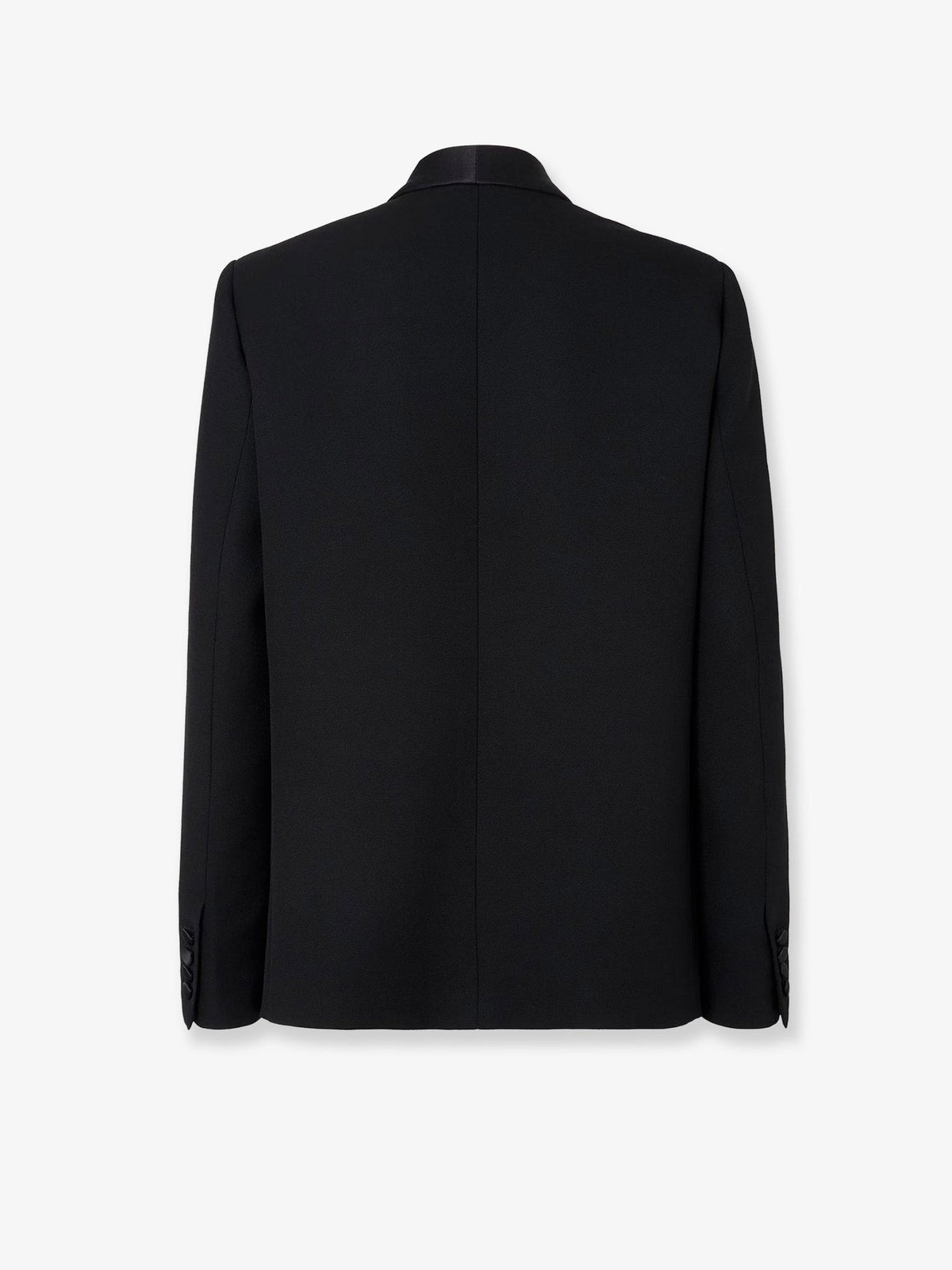 Fendi Single-breasted virginn wool blazer - Nero