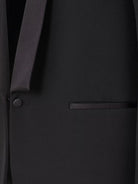 Fendi Single-breasted virginn wool blazer - Nero