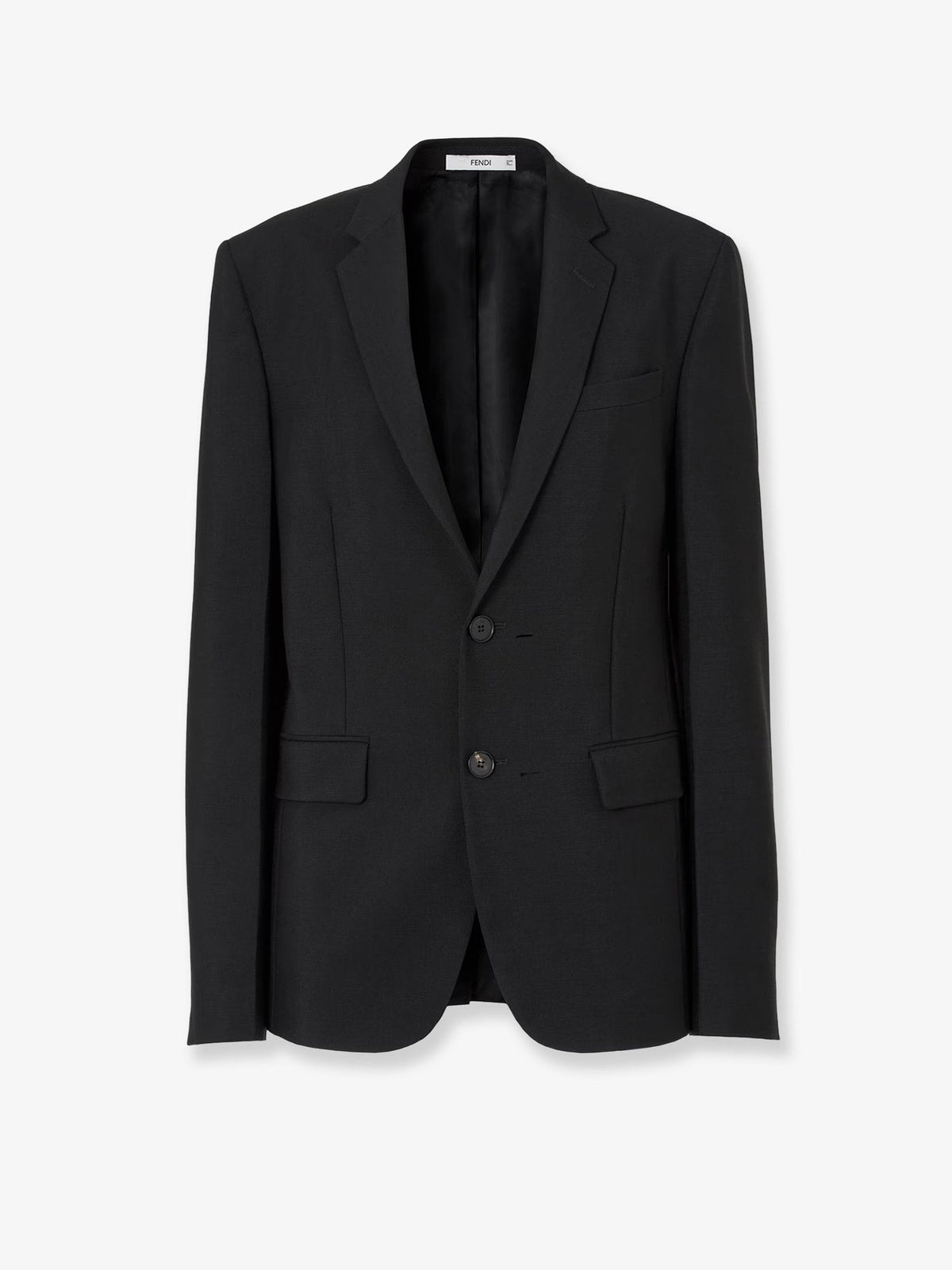 Fendi Black kid mohair blazer - Nero