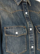 Fendi Washed-out denim shirt - Mediumwashblue