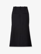 Fendi Black Grain de Poudre skirt - Nero