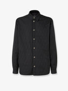 Fendi Black FF Zucca jacquard nylon blouson - Nero