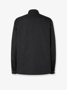 Fendi Black FF Zucca jacquard nylon blouson - Nero