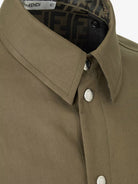 Fendi Zucca Green FF jacquard nylon blouson - Verdetabacco